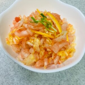 柚子香る✨白菜と明太子のクイック和え